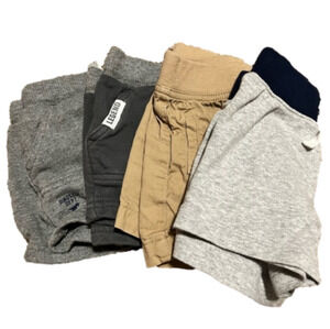 Carter’s 4 Piece Shorts Bundle Infant Boys- grey, khaki blue